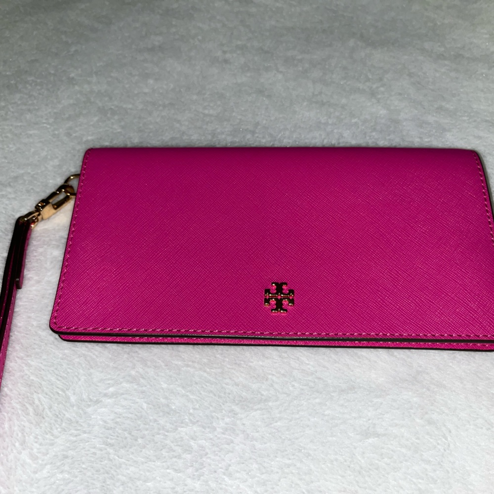 Tory Burch Hot Pink Wallet Wristlet